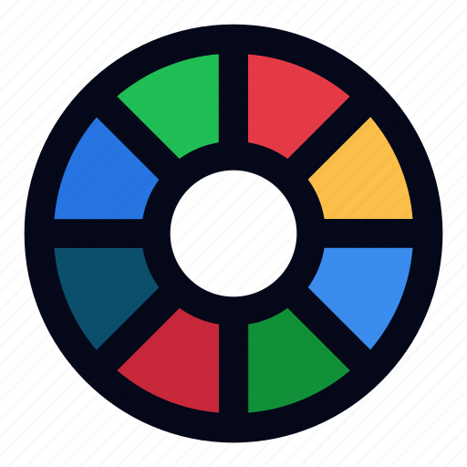 Color, wheel, picker, edit, tool, pallete, circle icon - Download on Iconfinder