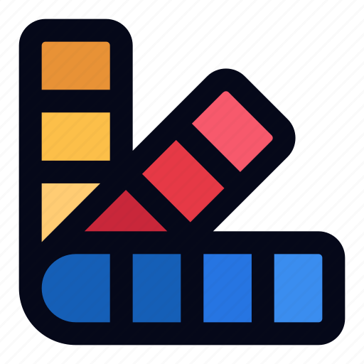 Pallete, swatches, paints, edit, tools, swatch, color icon - Download on Iconfinder