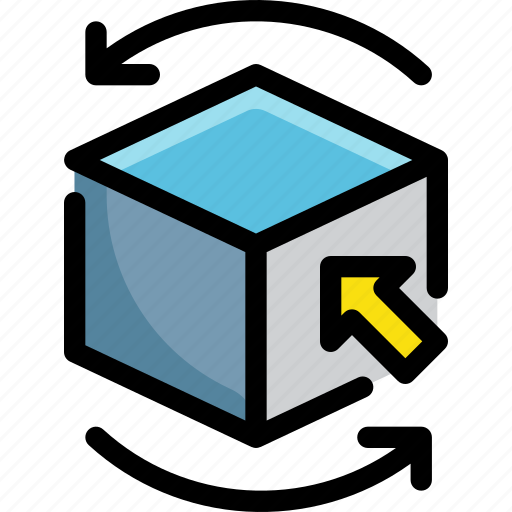 Cube, design, graphic, rotate, shape, tool icon - Download on Iconfinder
