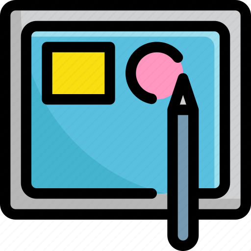 Creative, design, graphic, pen, shape, tablet icon - Download on Iconfinder