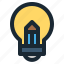 bulb, creativity, idea, innovation, light, solution 