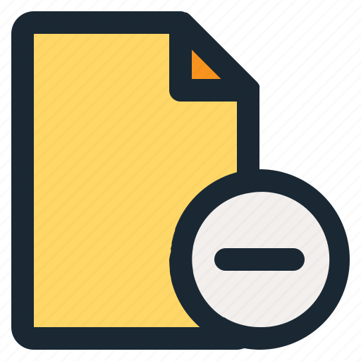 Business, data, delete, document, file, page icon - Download on Iconfinder
