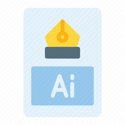 Graphicdesign, ai, file, document, format, paper icon - Download on Iconfinder