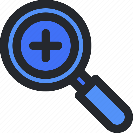 Search, zoom, plus, magnifier, loupe icon - Download on Iconfinder