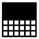 grid, rectangular, colour