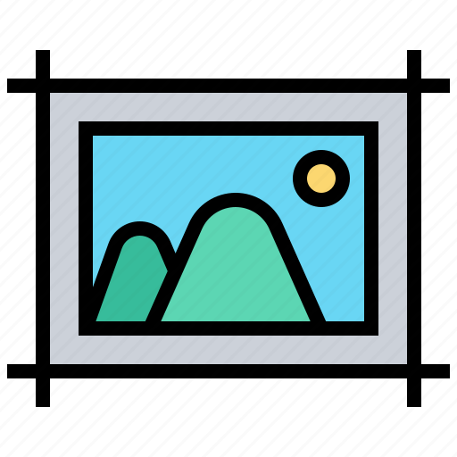 Art, board, frame, mountain, photo icon - Download on Iconfinder