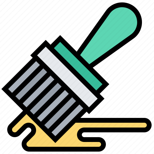 Brush, color, decoration, paint, tool icon - Download on Iconfinder