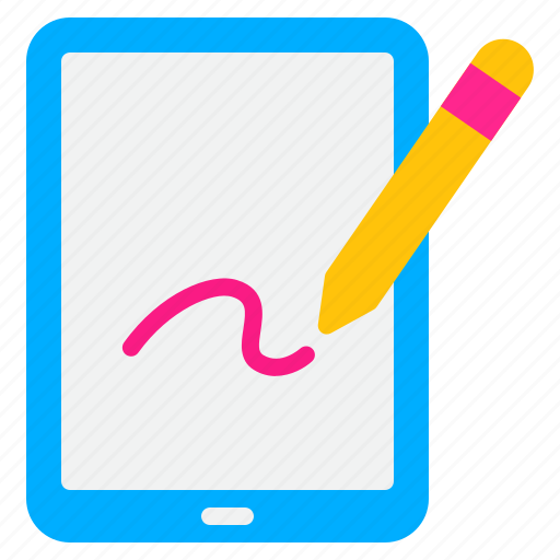 Pen, tablet, device, pencil, medicine, ipad, write icon - Download on Iconfinder