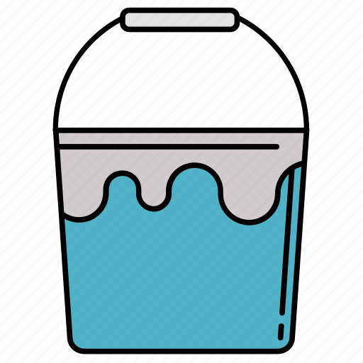 Brush, bucket, color, drawing, graphic, paint, painting icon - Download on Iconfinder