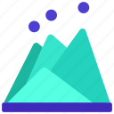 mountain, chart, graph, data, spikes 