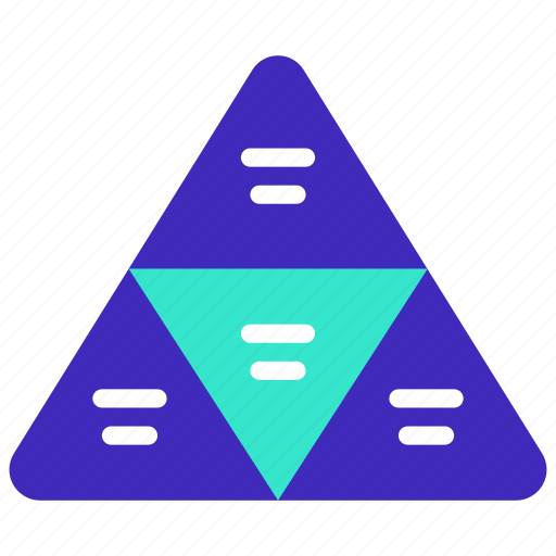 Triangle, info, chart, graph, data icon - Download on Iconfinder