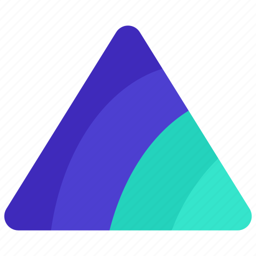 Wavey, pyramid, chart, graph, data icon - Download on Iconfinder