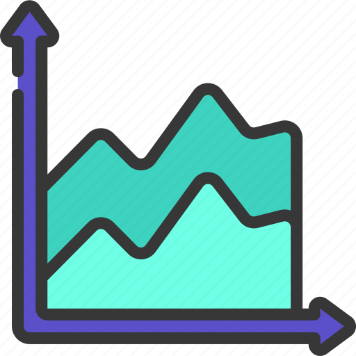 Area, graph, chart, data, report icon - Download on Iconfinder
