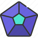 hexagon, chart, graph, data, pie 