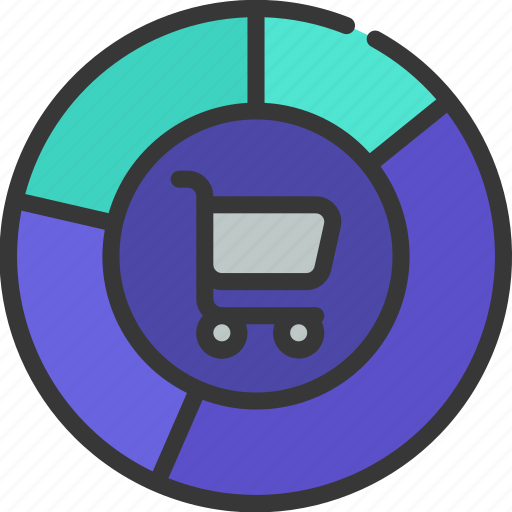 Shopping, donut, chart, pie, commerce icon - Download on Iconfinder