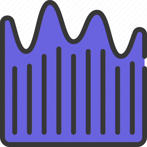 Wave, graph, chart, data, wavey icon - Download on Iconfinder