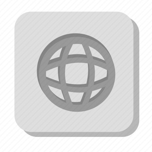 Global, planet, earth, globe, world, gray icon - Download on Iconfinder