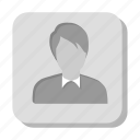 user, profile, account, male, man, gray, users, business, men, person, avatar, human, businessman