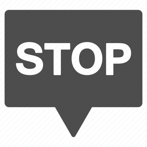 Banner, stop, pause, warning, control, danger, error icon - Download on Iconfinder
