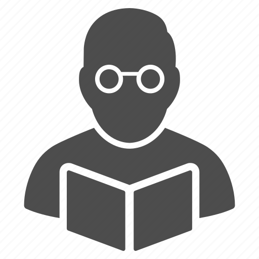 Teacher, education, learning, knowledge, student, open book, professor icon - Download on Iconfinder