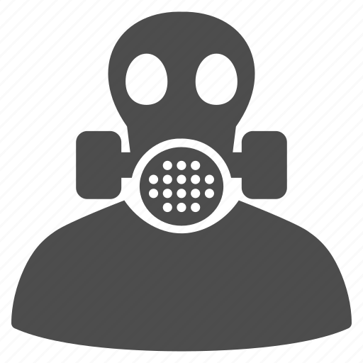 Chemical, equipment, filter, gas mask, respirator, air safety, health warning icon - Download on Iconfinder