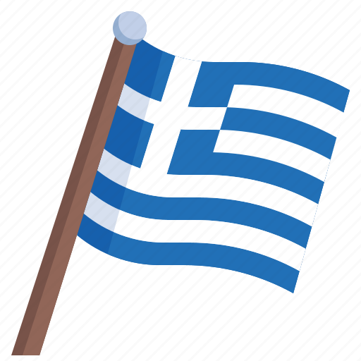 Flag, greece, flags, geography, country icon - Download on Iconfinder