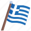 flag, greece, flags, geography, country 