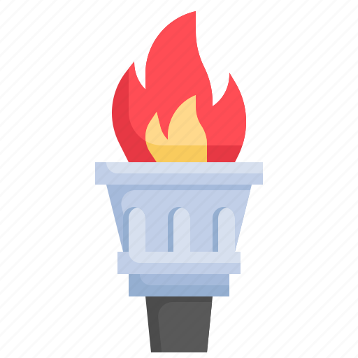 Olympic, flame, fire, torch, cultures icon - Download on Iconfinder
