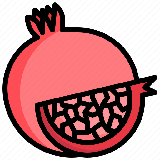 Pomegranate, fruit, diet, healthy, food, vegan icon - Download on Iconfinder