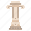 greece, pillar, column, architecture, city, building, house 