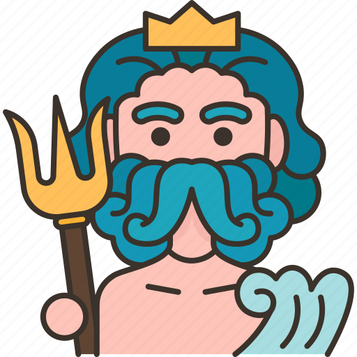 Poseidon, god, sea, greek, myth icon - Download on Iconfinder