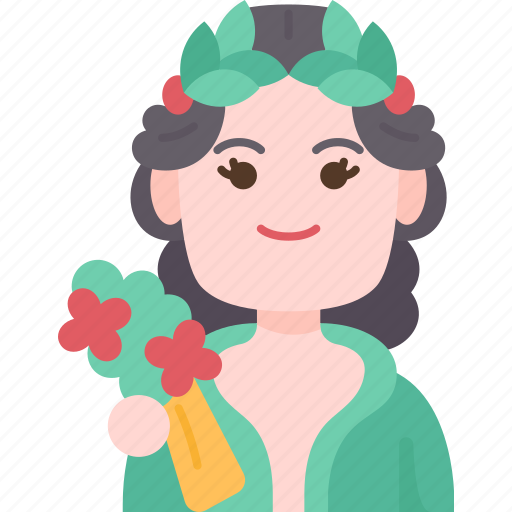 Demeter, goddess, agriculture, fertility, olympian icon - Download on Iconfinder