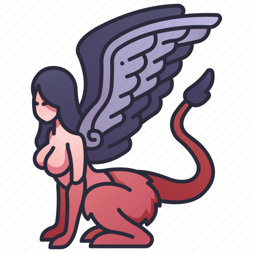 Sphinx, ancient, myth, creature, monster, winged, beast icon - Download on Iconfinder