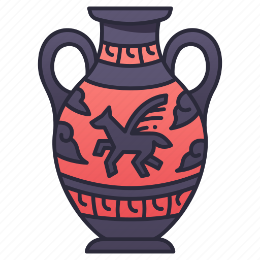 Vase, ancient, greece, decorative, greek, pattern, jug icon - Download on Iconfinder