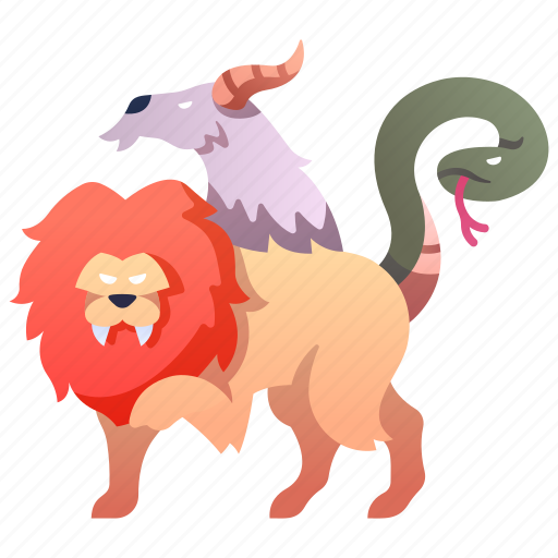 Chimera, mythology, fantasy, lion, goat, monster, snake icon - Download on Iconfinder