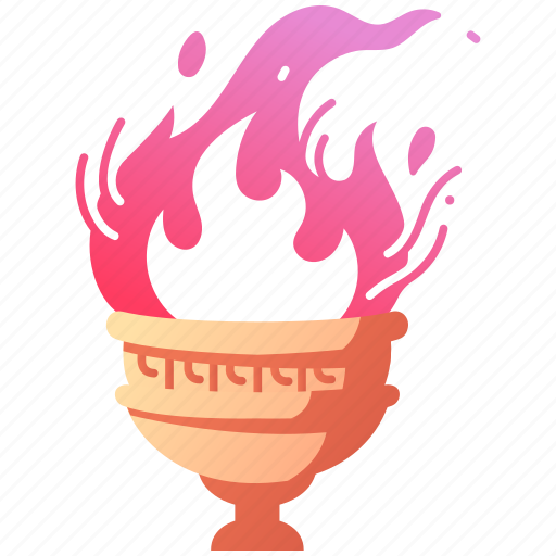 Fire, greek, flame, pyre, burn, bonfire, fireplace icon - Download on Iconfinder