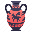 vase, ancient, greece, decorative, greek, pattern, jug