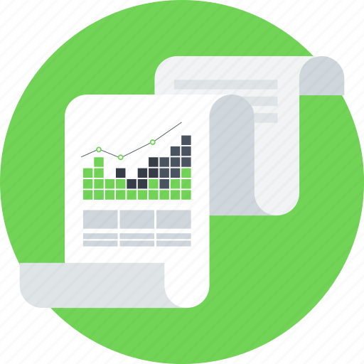 Analitycs, chart, data analytics, paper, pie graphic, presentation icon - Download on Iconfinder