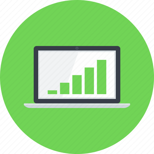 Analytics, computer, graph, graphic, laptop, statistics, technology icon - Download on Iconfinder