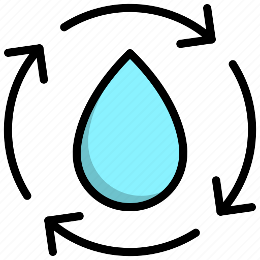 Eco, ecology, energy, leaf, lineal, nature, water icon - Download on Iconfinder