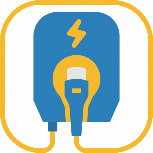 Charger, ev, electric, car, wall, box, charge icon - Download on Iconfinder