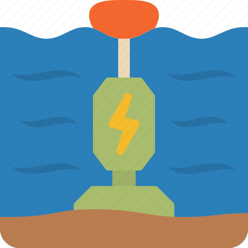 Wave, energy, hydro, power, buoy, renewable, sustainable icon - Download on Iconfinder