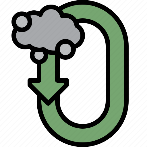 Net, zero, carbon, dioxide, emissions, neutrality, greenhouse icon - Download on Iconfinder