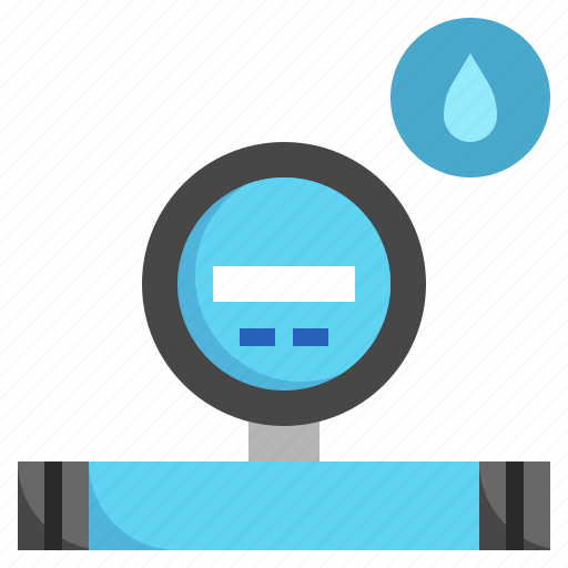 Water, meter, measurement, construction, tools, signal icon - Download on Iconfinder