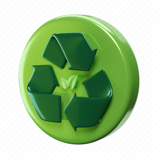 Recycle, ecology, recycling, garbage, environment 3D illustration - Download on Iconfinder