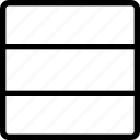 three, column, horizontal, grid, row
