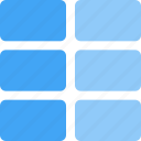 three, column, horizontal, grid