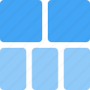 top, double, column, grid