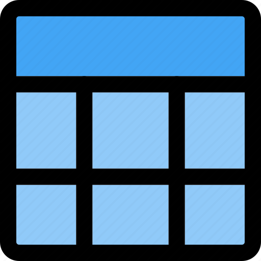 Bottom, content, layout, grid icon - Download on Iconfinder