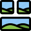 bottom, horizontal, image, grid 